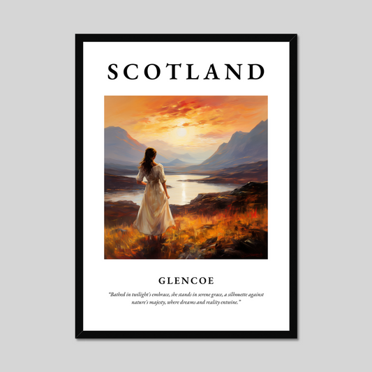 Poster of Glencoe, Scotland.