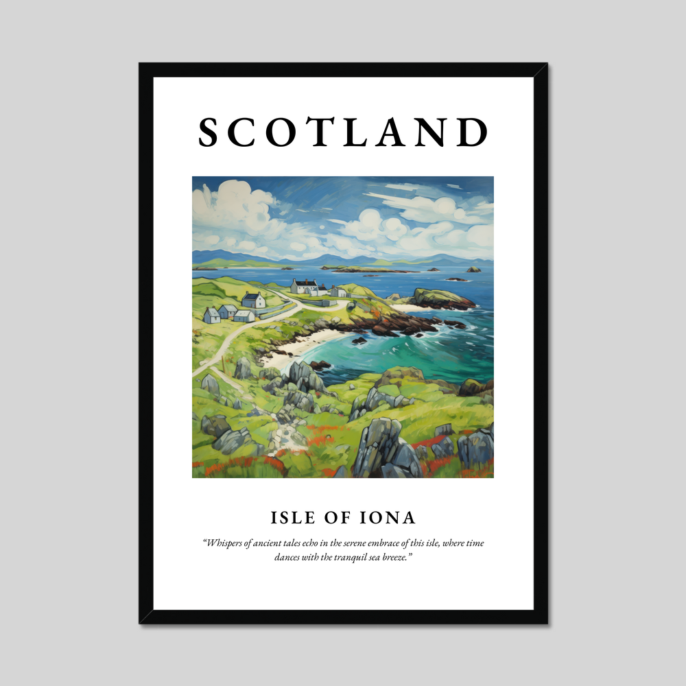 Poster of Isle of Iona, Scotland.