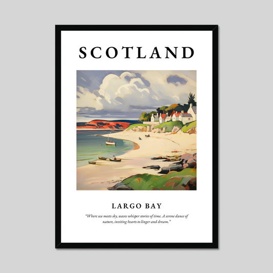 Poster of Largo Bay, Scotland.