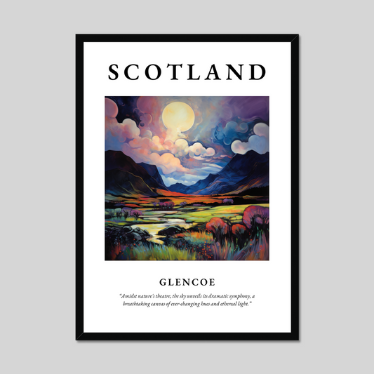 Poster of Glencoe, Scotland.