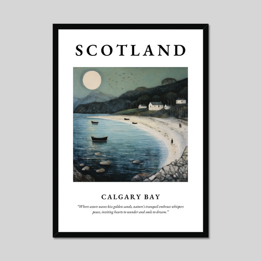Poster of Calgary Bay, Scotland.