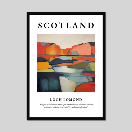 Poster of Loch Lomond, Scotland.