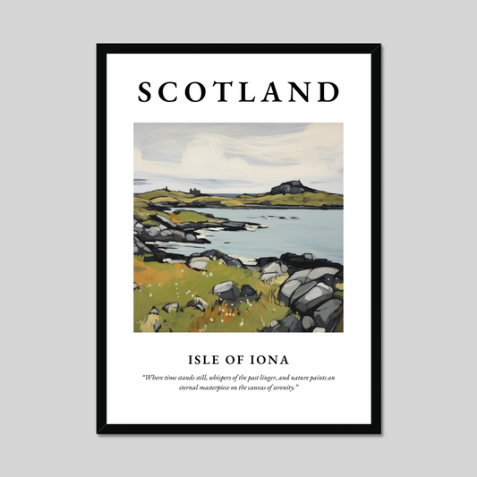 Poster of Isle of Iona, Scotland.