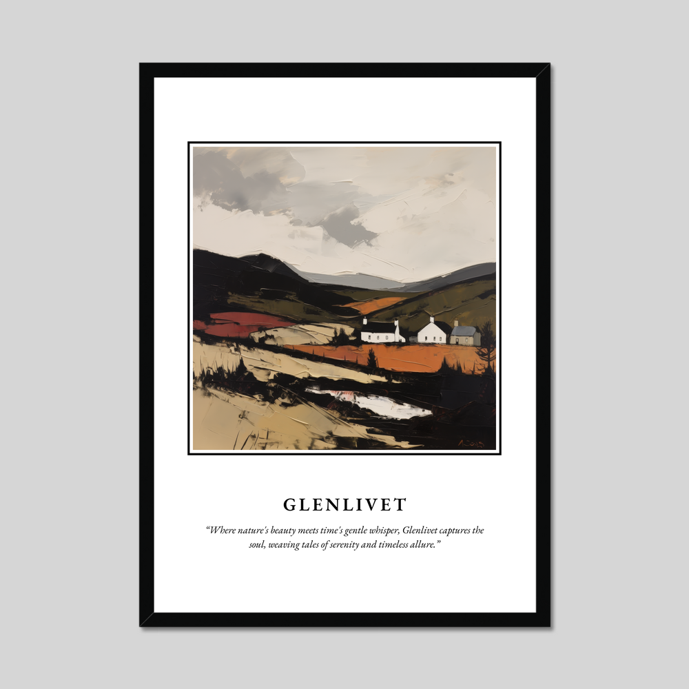 Poster in a black frame