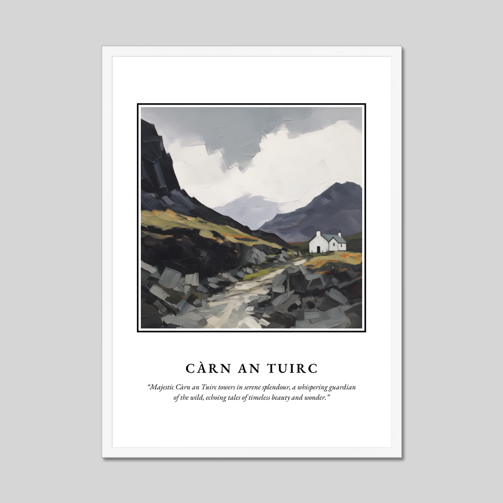 Poster in a white frame