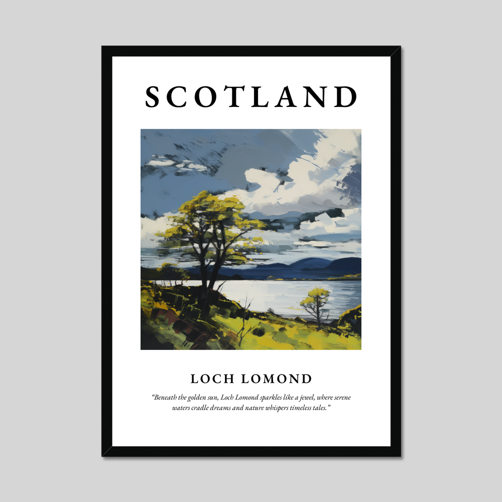 Poster of Loch Lomond, Scotland.