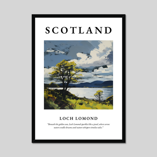 Poster of Loch Lomond, Scotland.