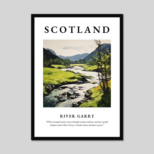 Poster of River Garry, Scotland.