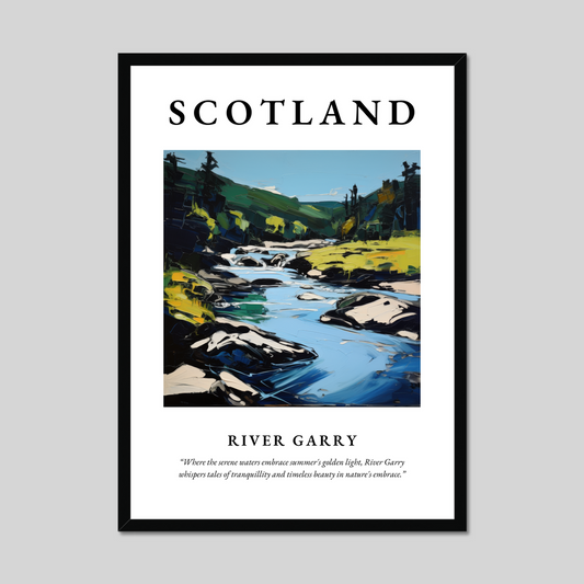 Poster of River Garry, Scotland.