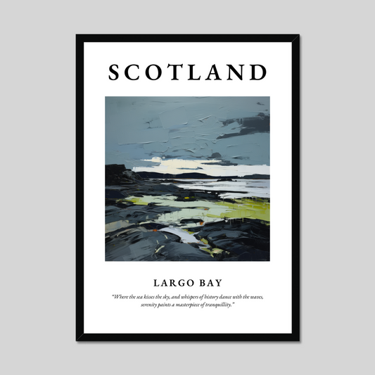 Poster of Largo Bay, Scotland.