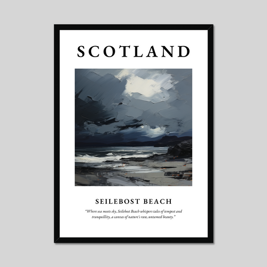 Poster of Seilebost Beach, Scotland.
