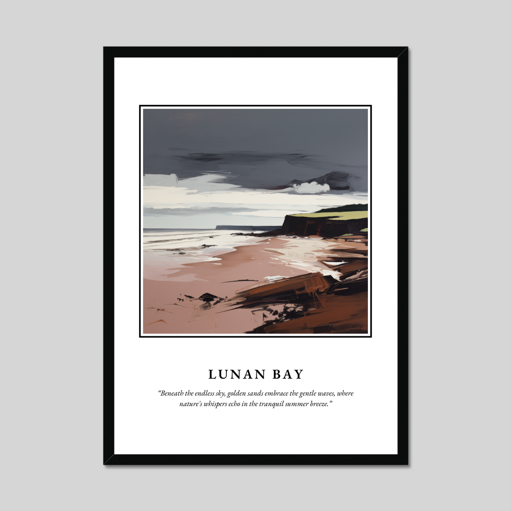 Poster in a black frame