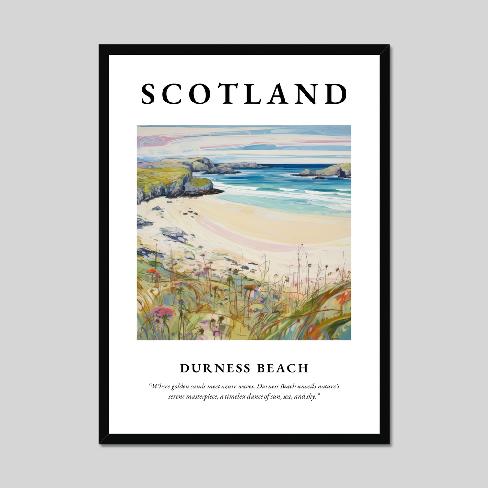 Poster of Durness Beach, Scotland.