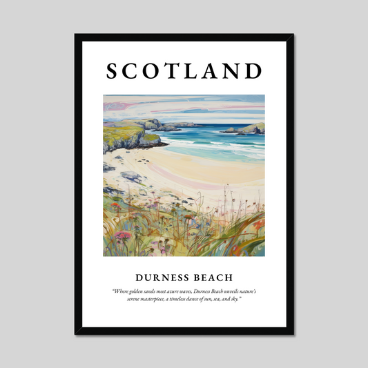 Poster of Durness Beach, Scotland.