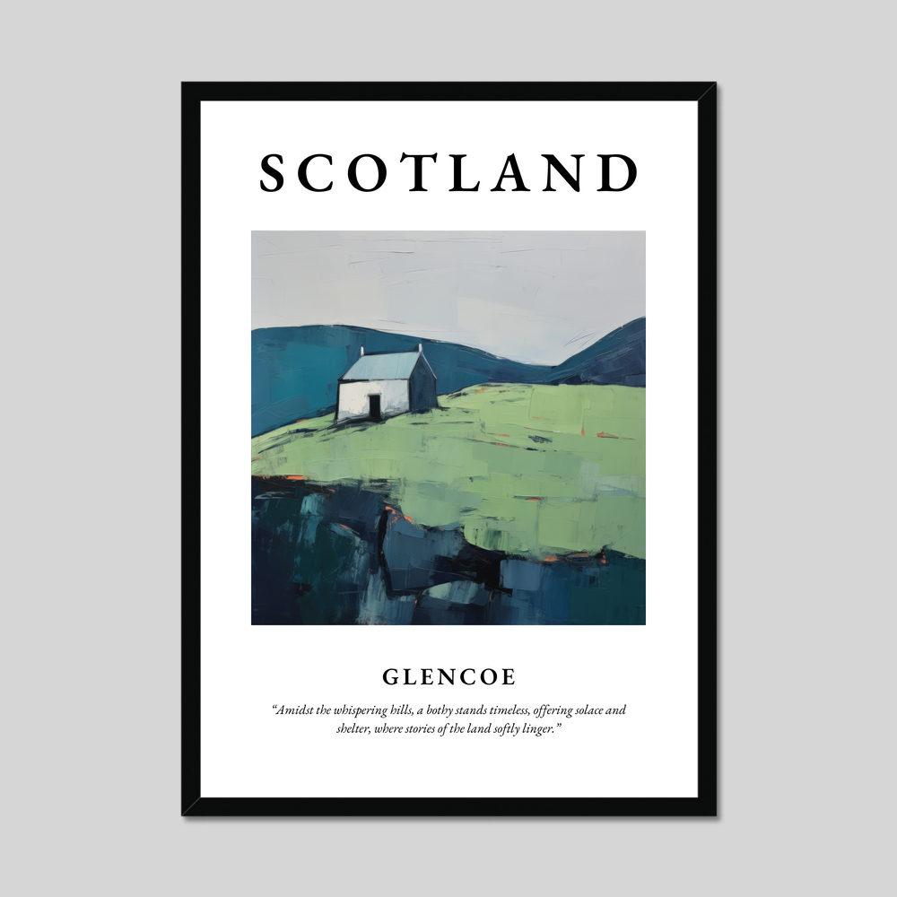 Poster of Glencoe, Scotland.