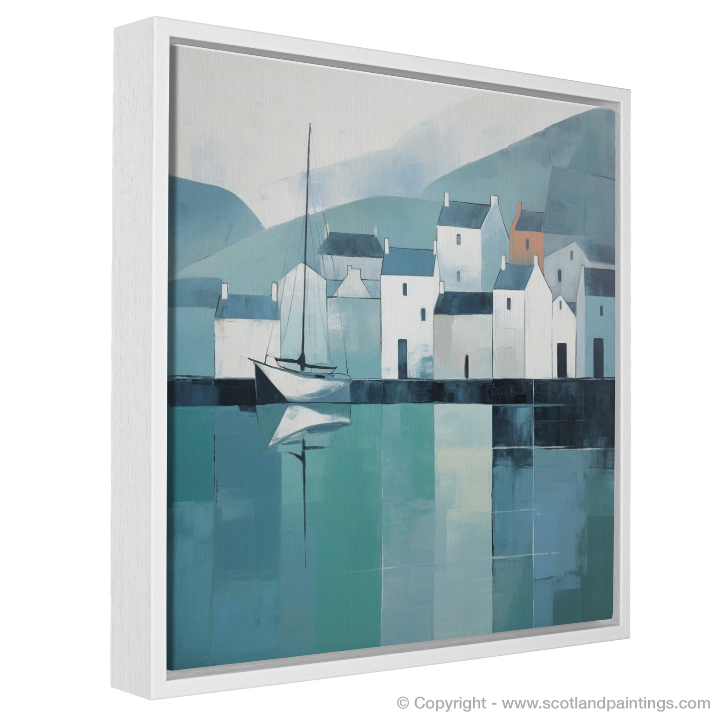 Serenity at Portree Harbour: A Minimalist Tribute