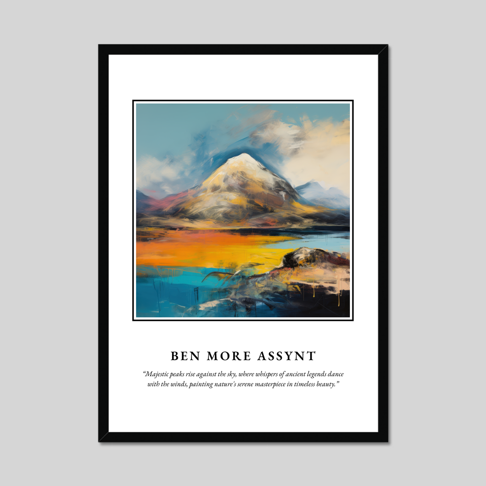 Poster in a black frame