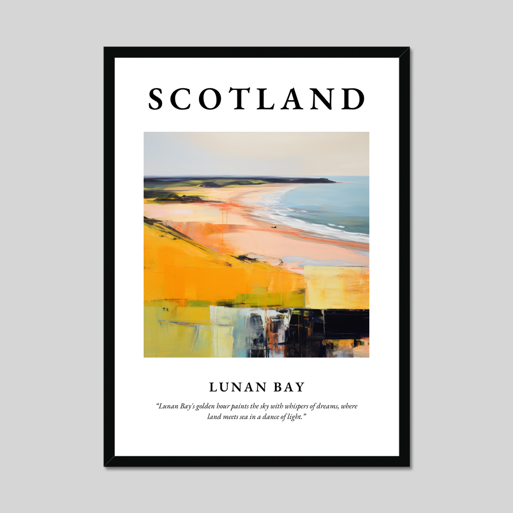 Poster of Lunan Bay, Scotland.