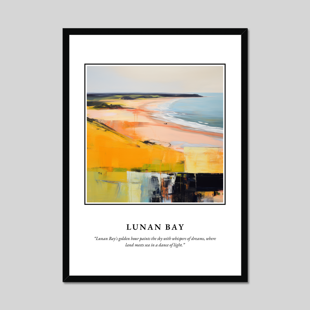 Poster in a black frame