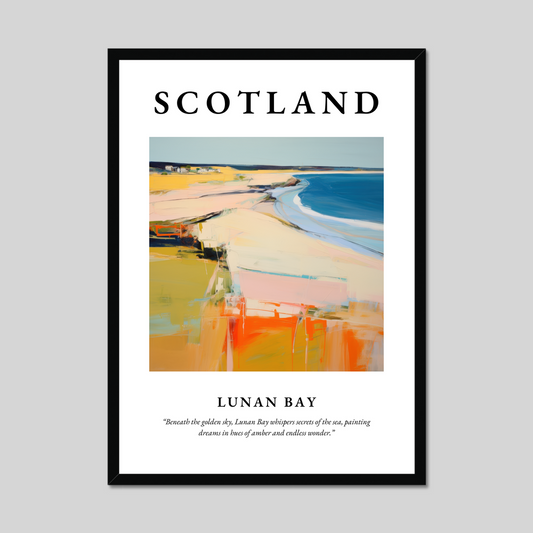 Poster of Lunan Bay, Scotland.