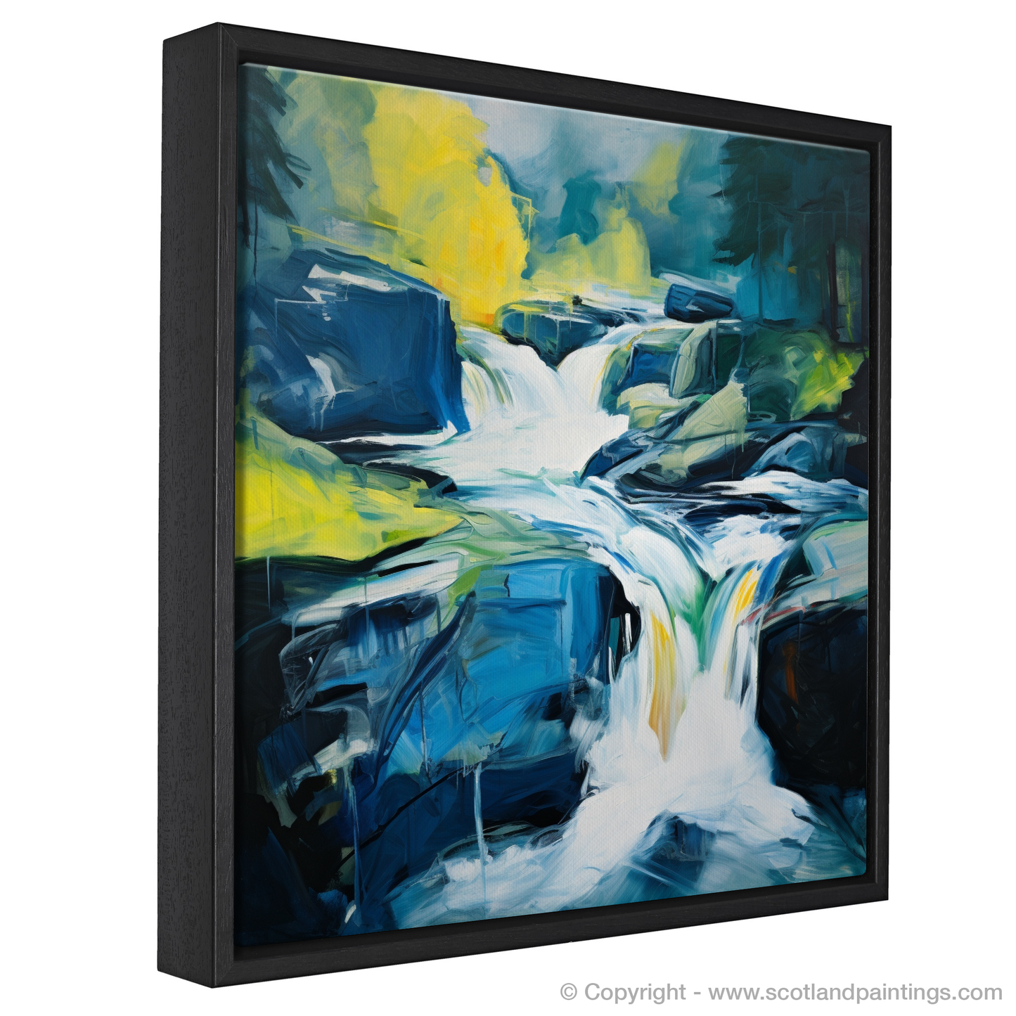 Abstract Expressionism of the Falls of Dochart