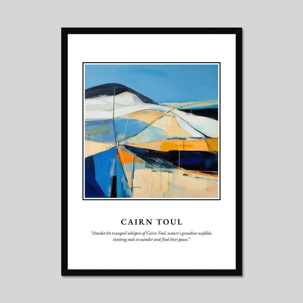 Poster in a black frame