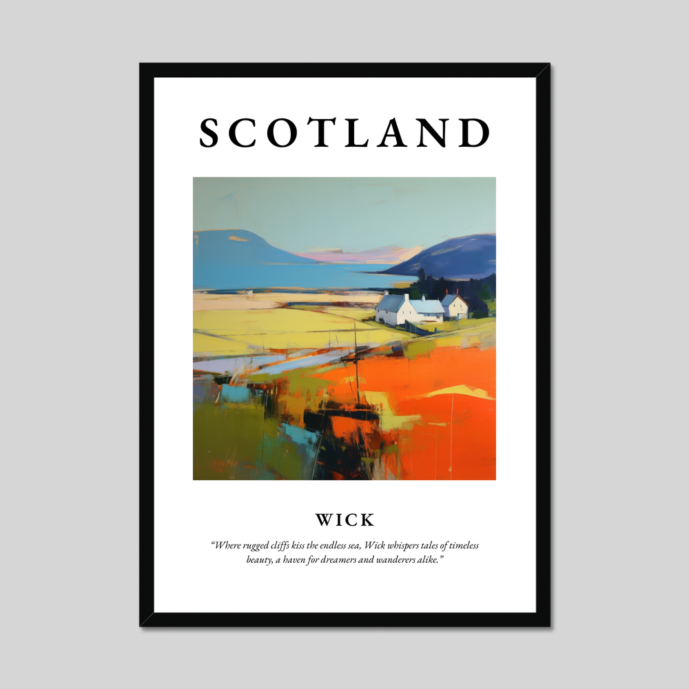 Poster of Wick, Scotland.