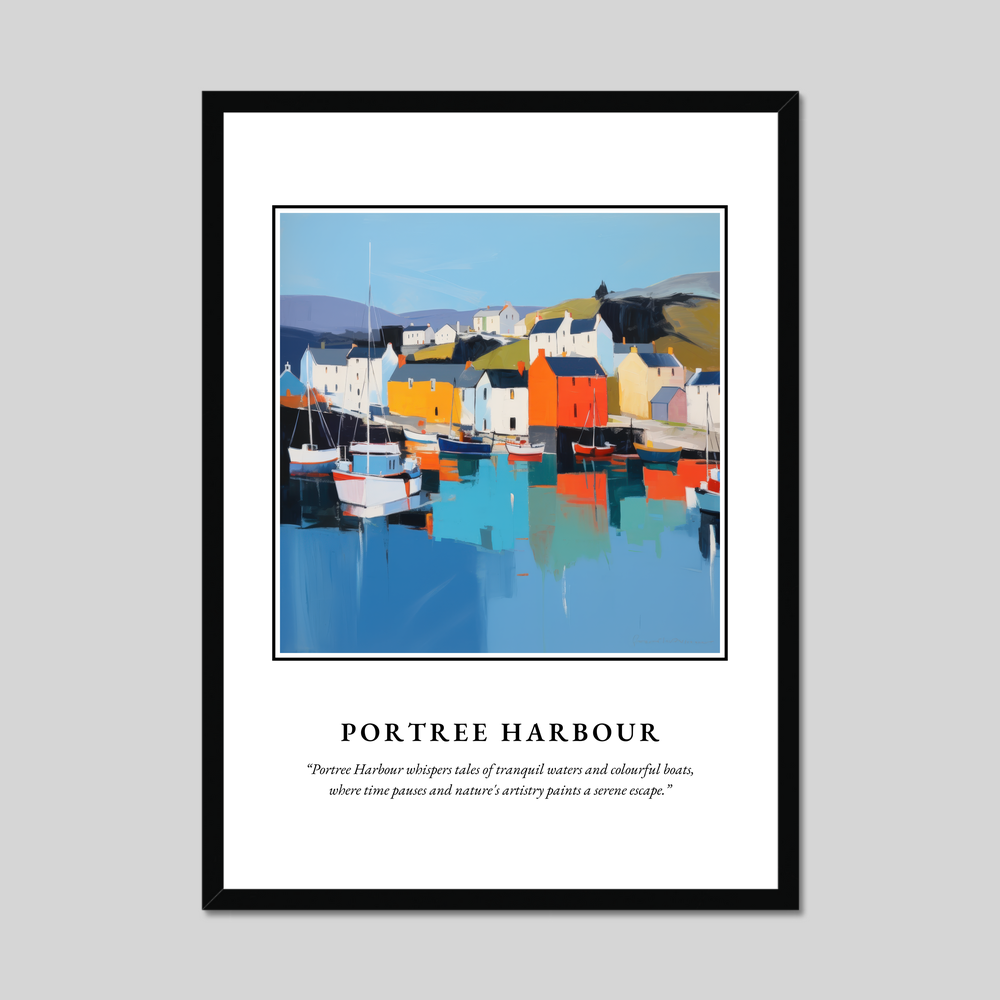 Poster in a black frame