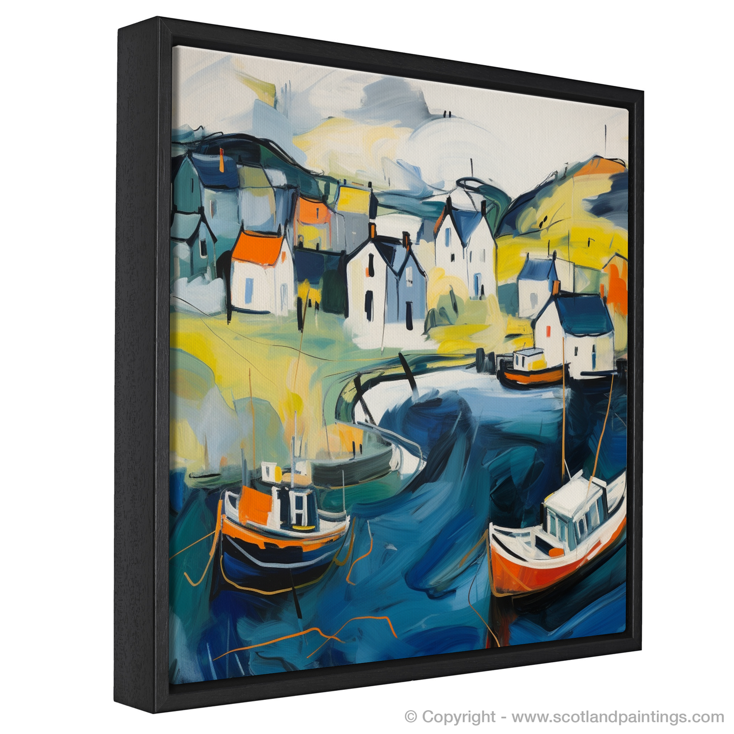 Harbour Hues: An Abstract Ode to Port Ellen
