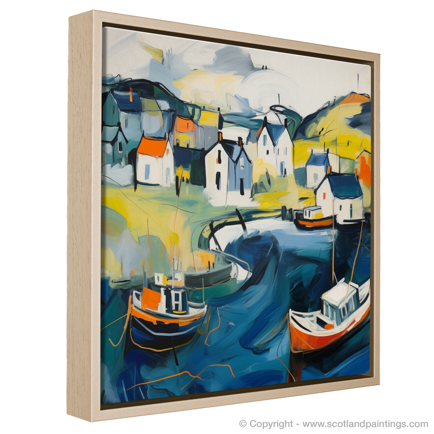 Harbour Hues: An Abstract Ode to Port Ellen