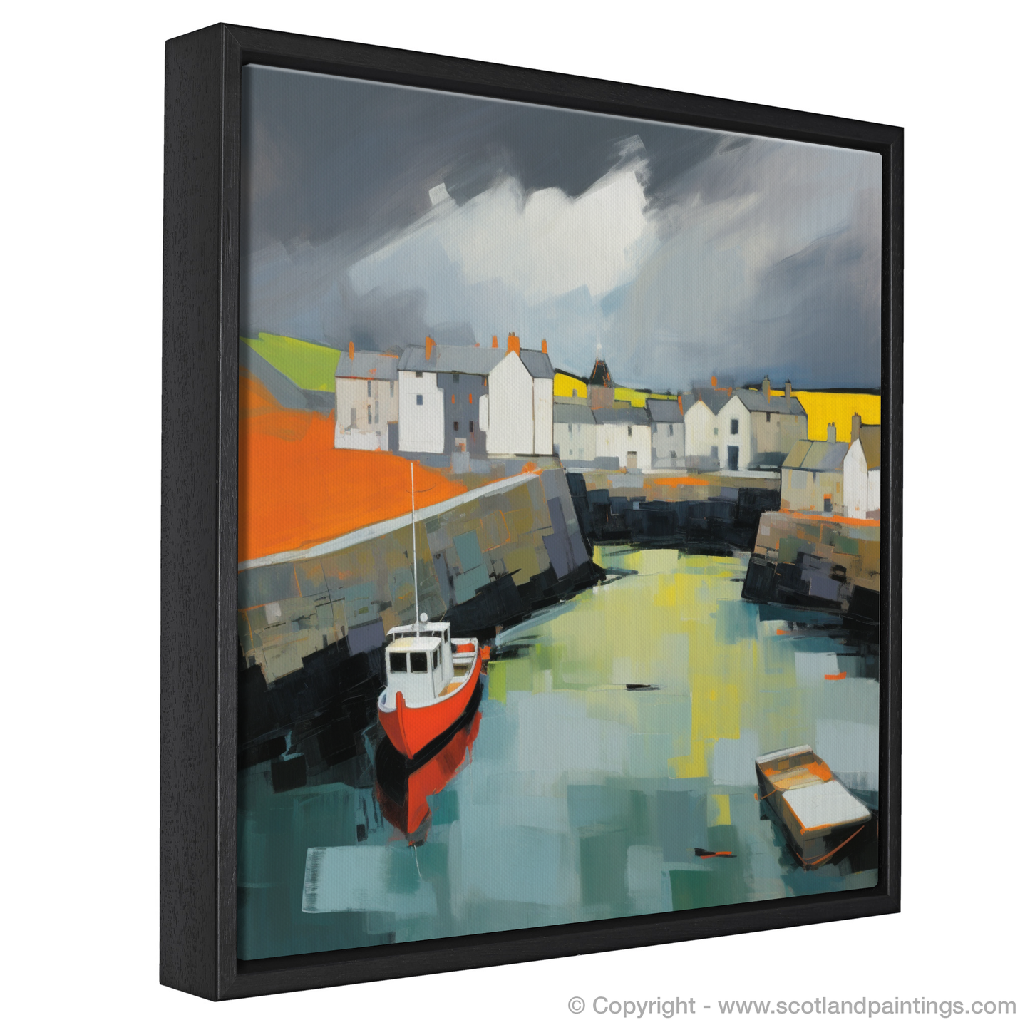 Stormy Symphony at Portsoy Harbour