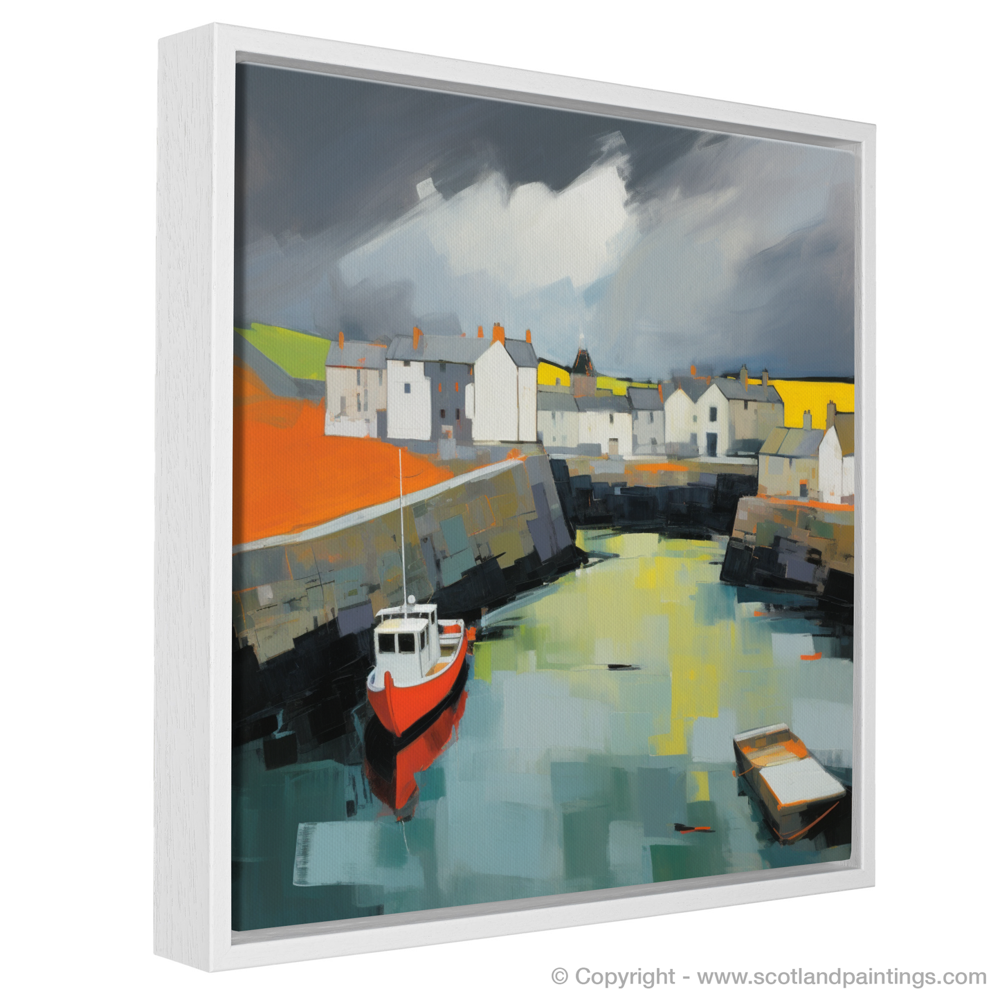 Stormy Symphony at Portsoy Harbour