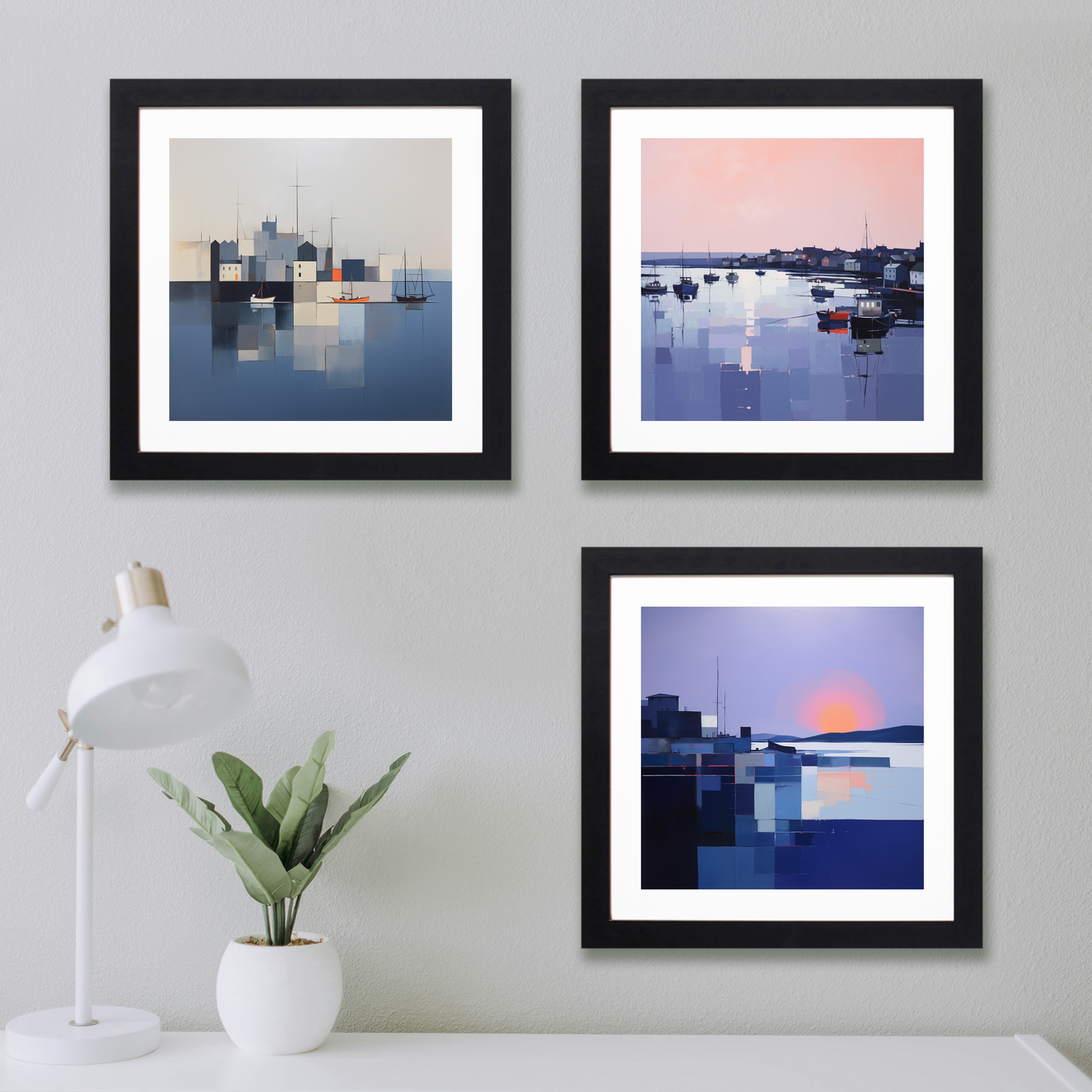 Main product image of Portmahomack Harbour at dusk