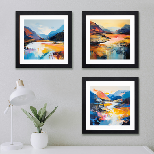 Main product image of Serpentine river in golden hour in Glencoe