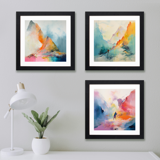 Main product image of Climber ascending misty peak in Glencoe