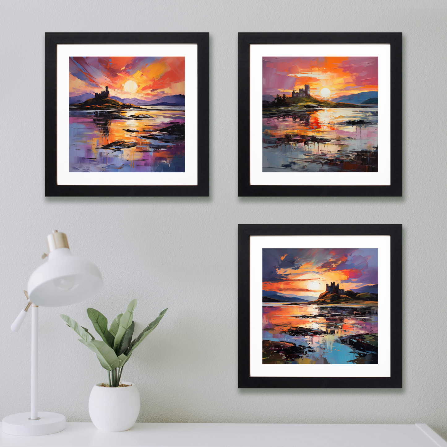 Main product image of Castle Stalker Bay at sunset