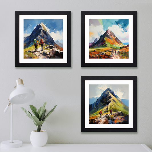 Main product image of Hikers at Buachaille summit in Glencoe