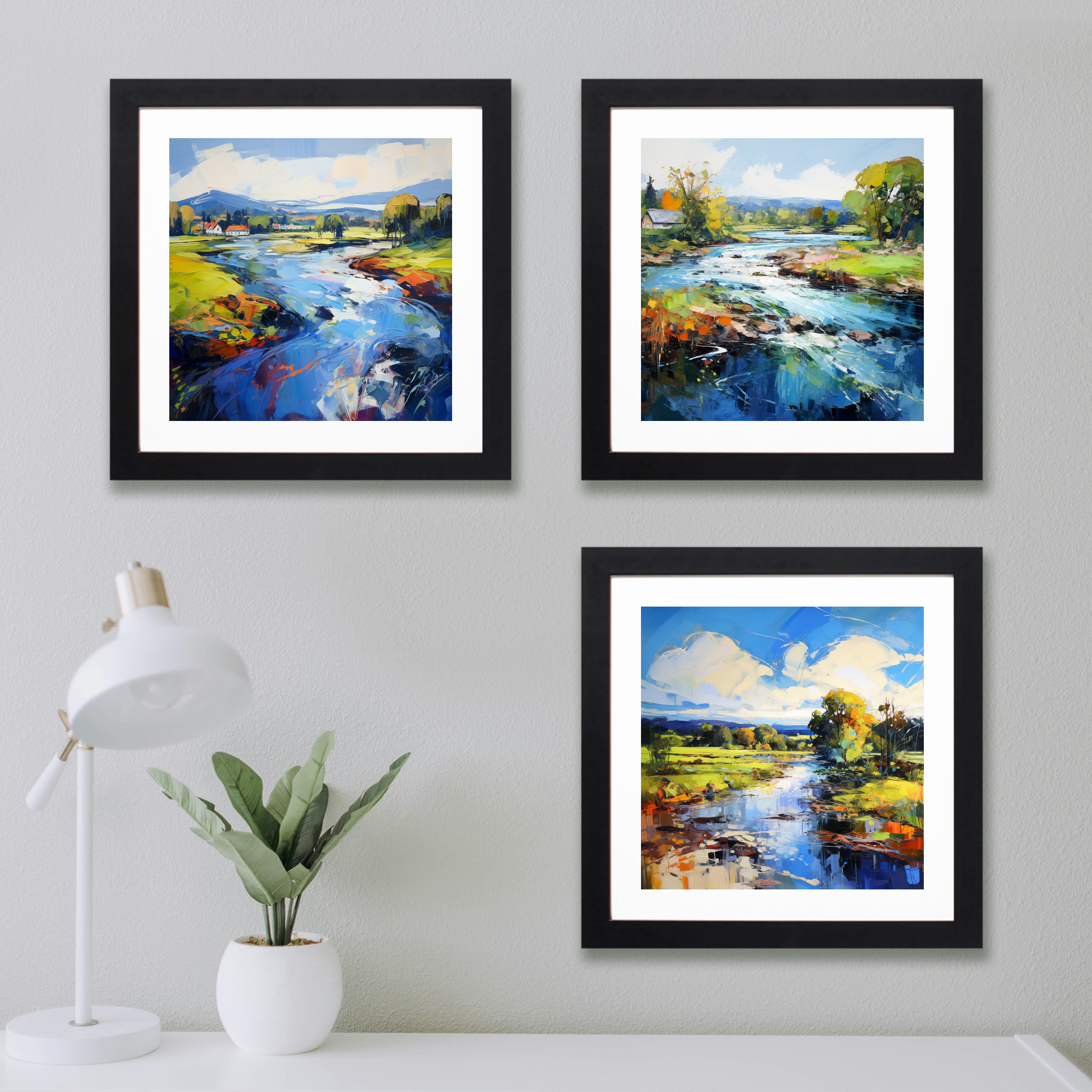 Sets of Three – Scotland Paintings and Art Prints