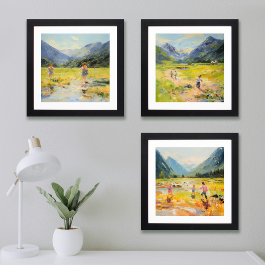 Main product image of Children playing in Glencoe during summer