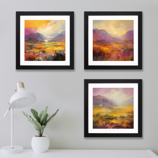 Main product image of Golden light on heather in Glencoe