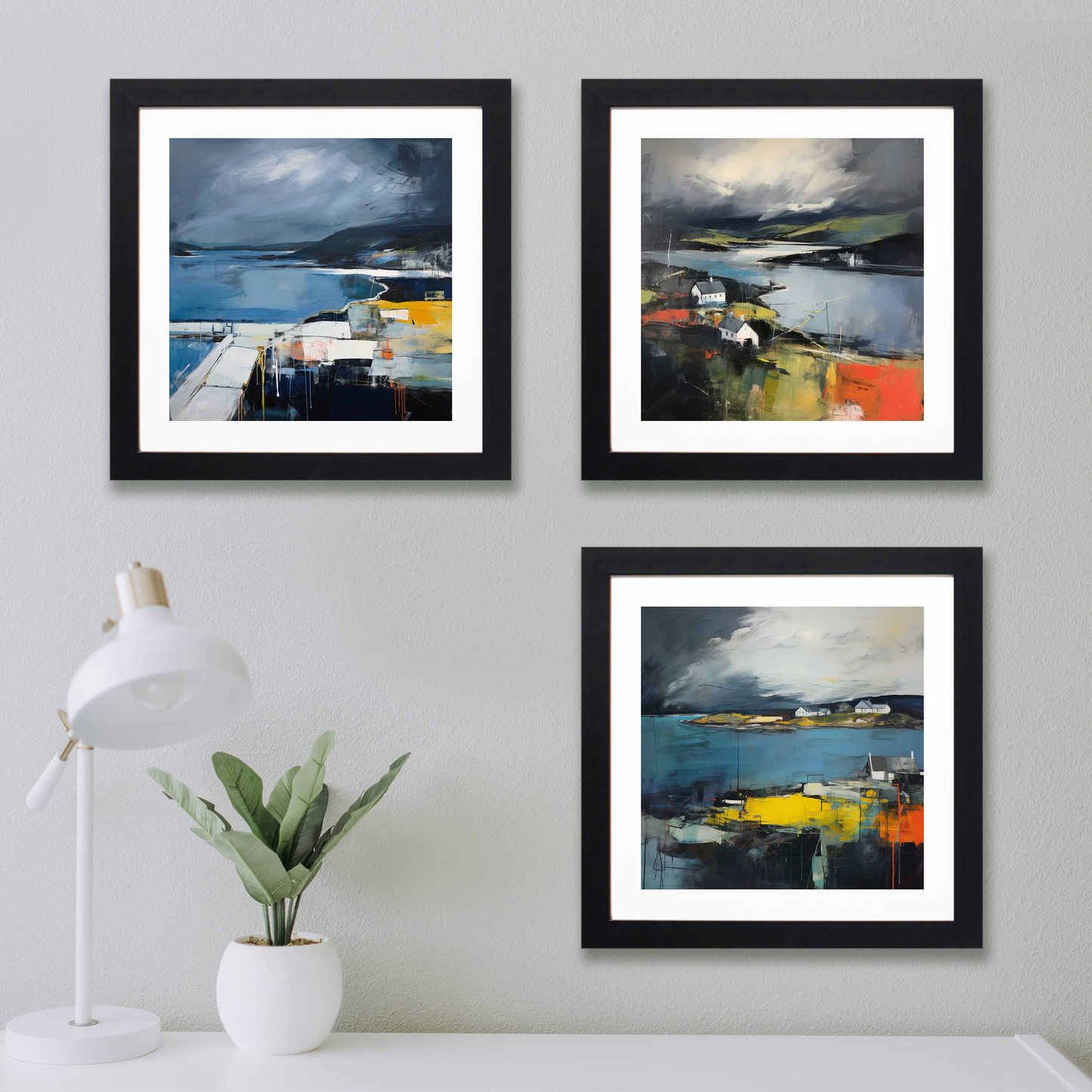 Main product image of Gairloch Harbour with a stormy sky