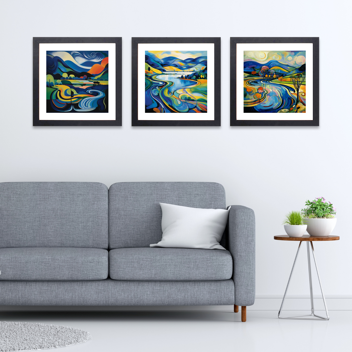 Black frame variant of Loch Tay, Perthshire