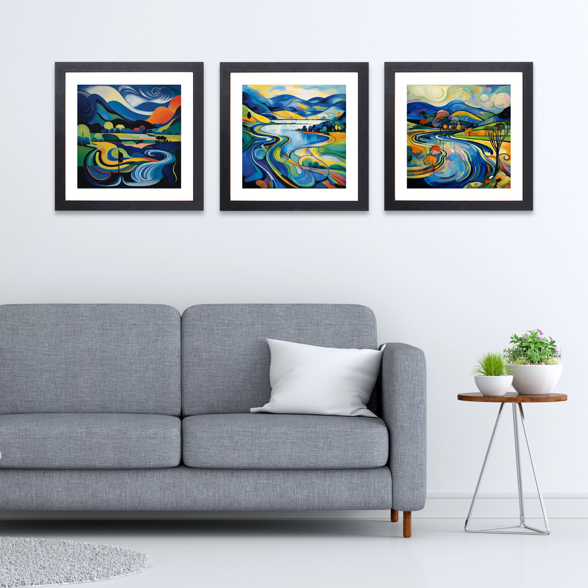 Black frame variant of Loch Tay, Perthshire