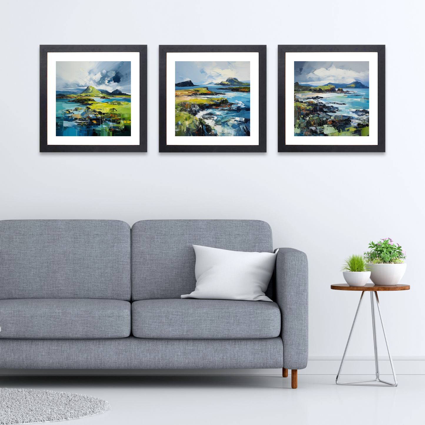 Black frame variant of Isle of Lismore, Inner Hebrides