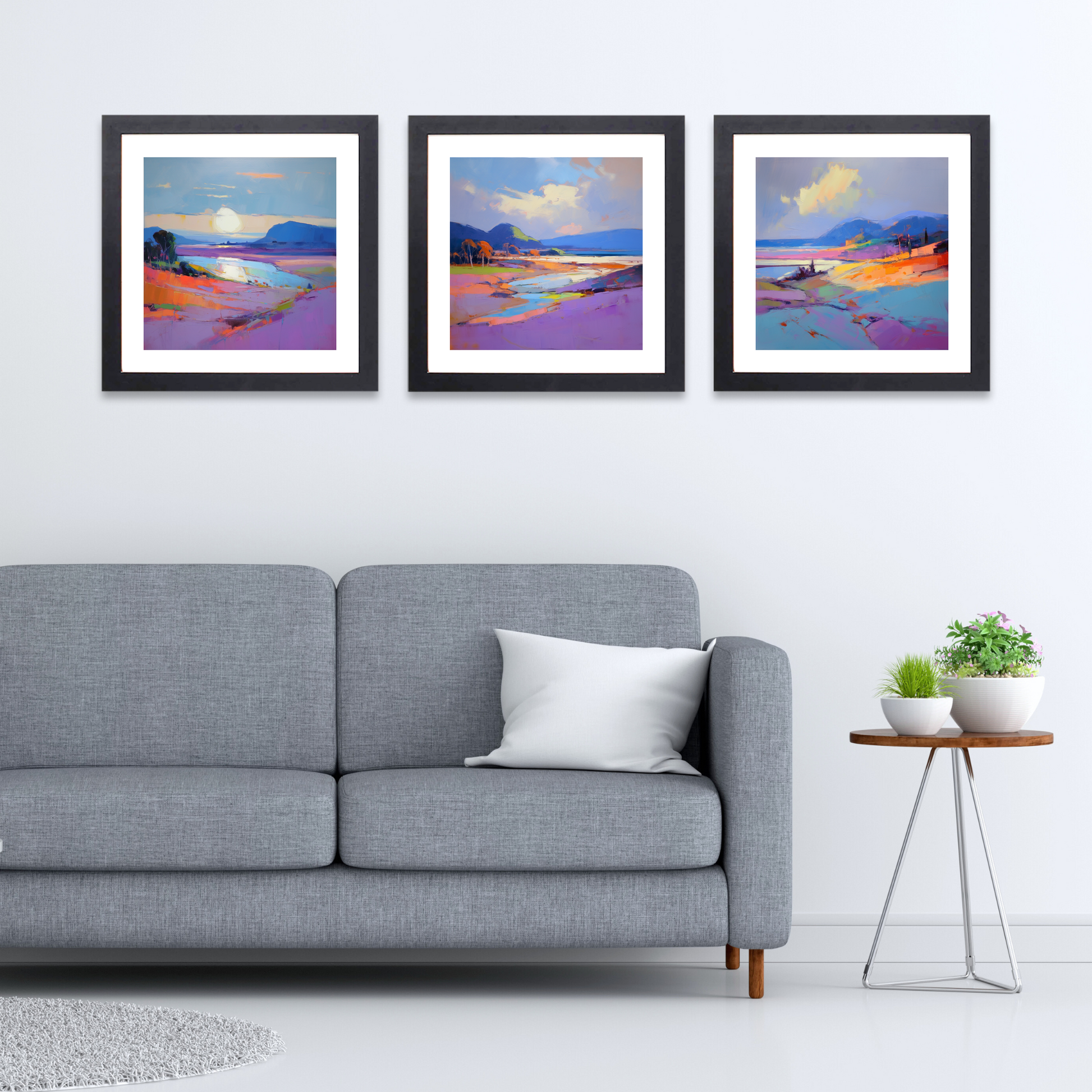 Black frame variant of Balmedie Beach, Aberdeenshire