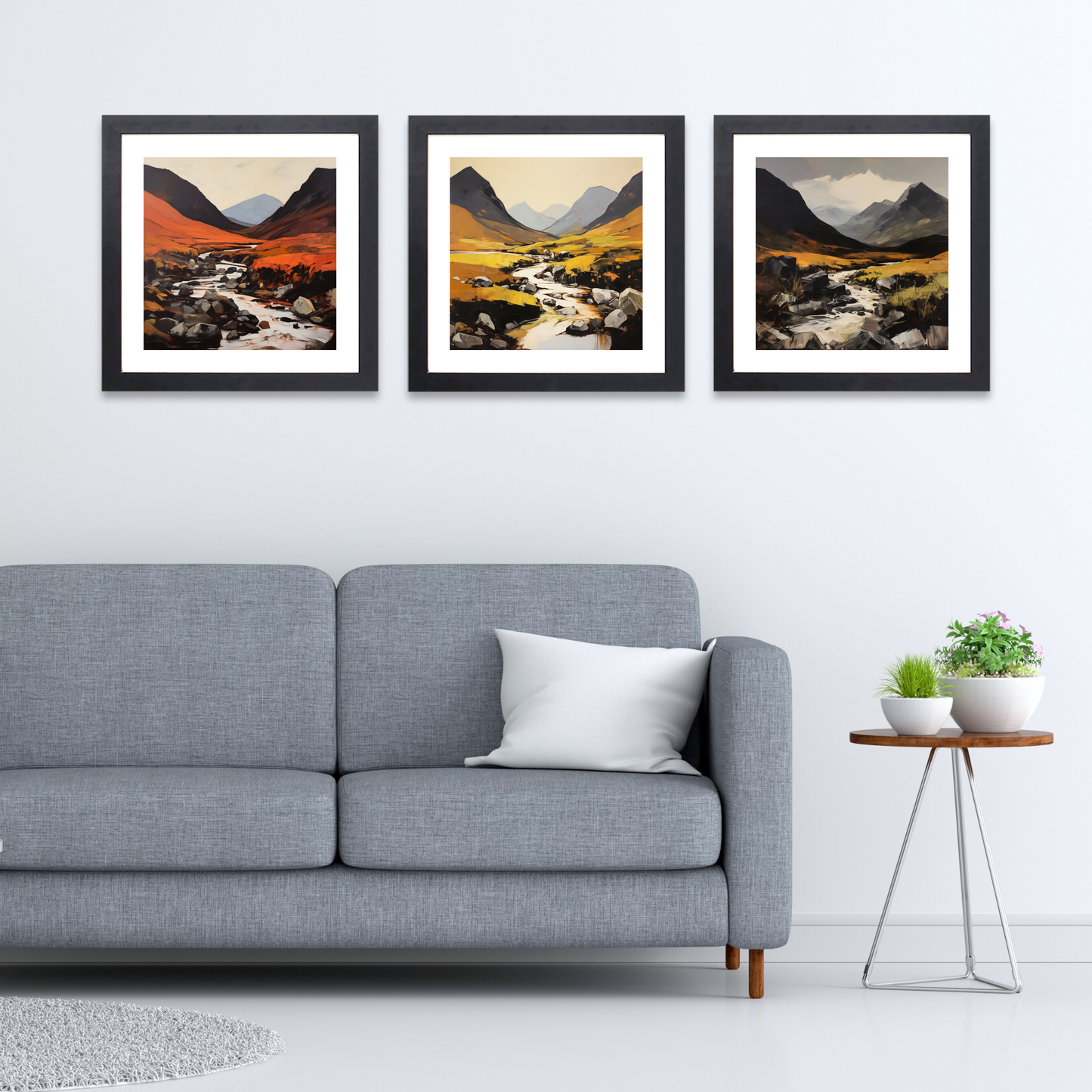 Black frame variant of Glen Rosa, Isle of Arran