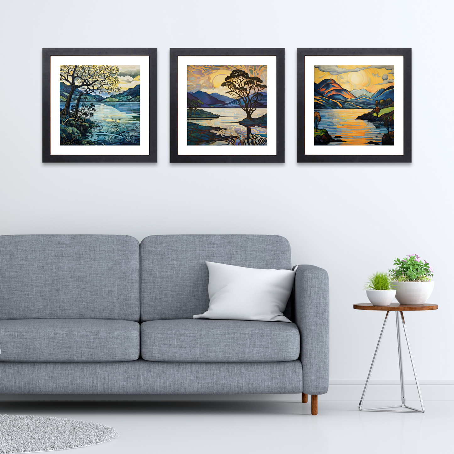 Black frame variant of Loch Lomond