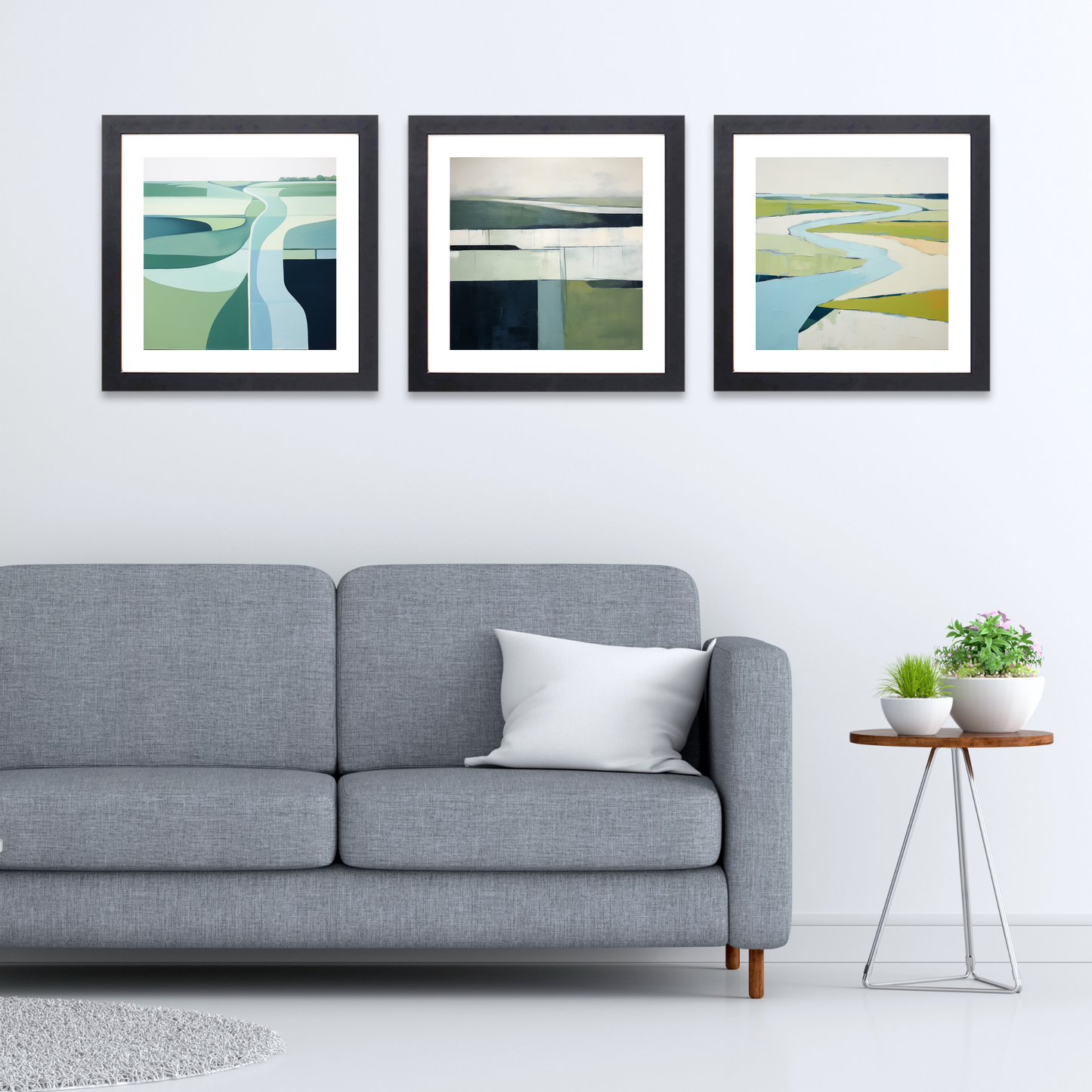 Black frame variant of River Lossie, Moray