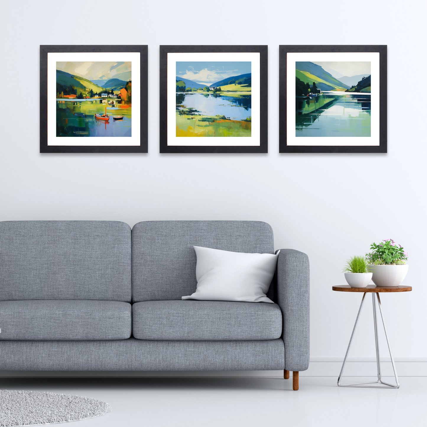 Black frame variant of Loch Tay, Perthshire