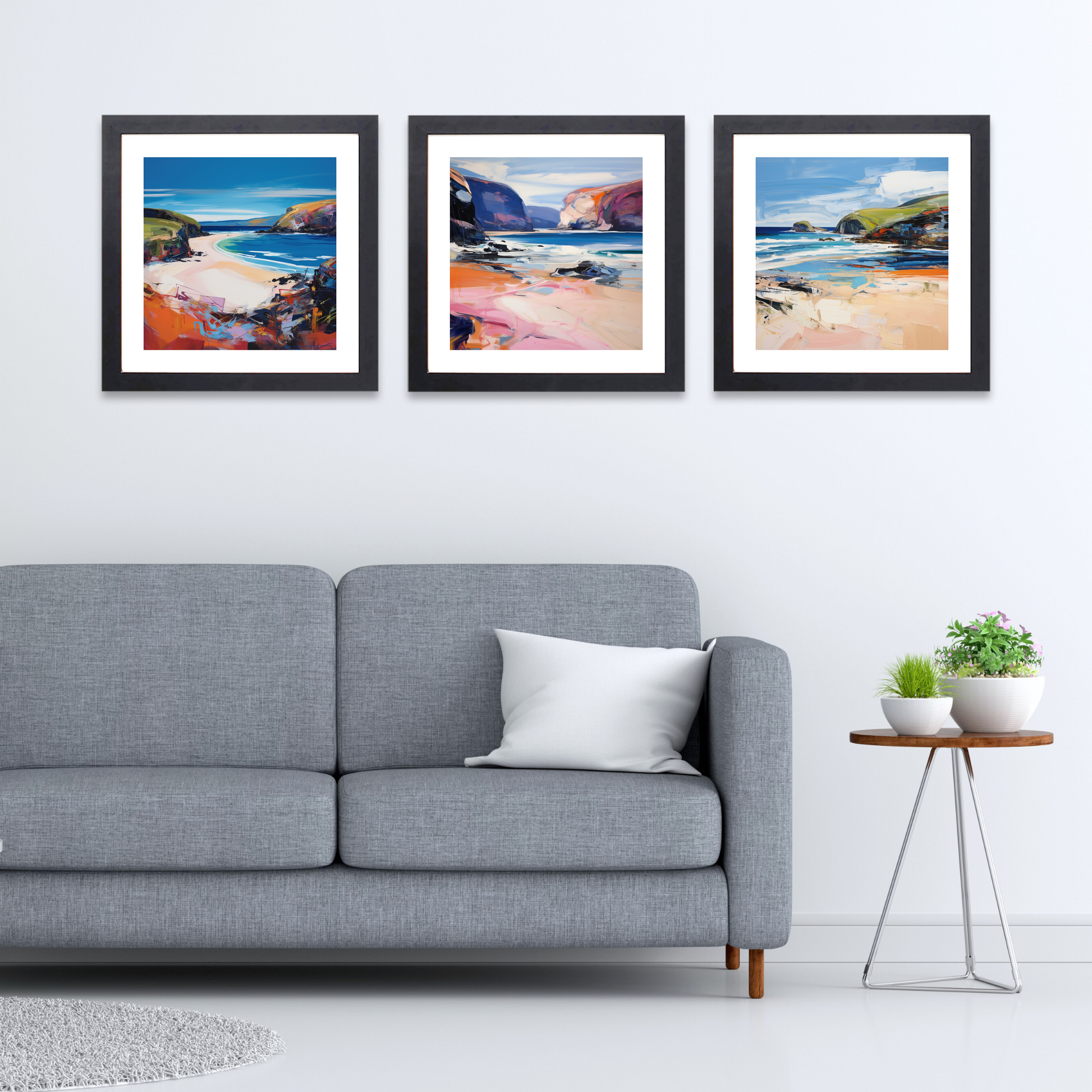 Black frame variant of Sandwood Bay, Sutherland